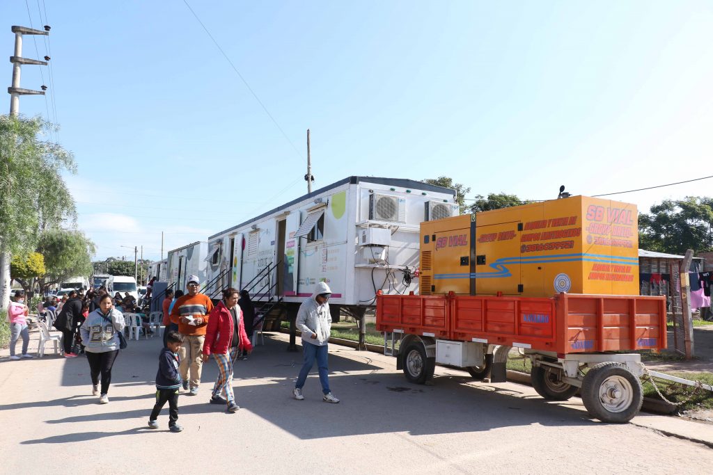 El tráiler de La Ruta de la Embarazada y del Niño, estuvo en las Talitas