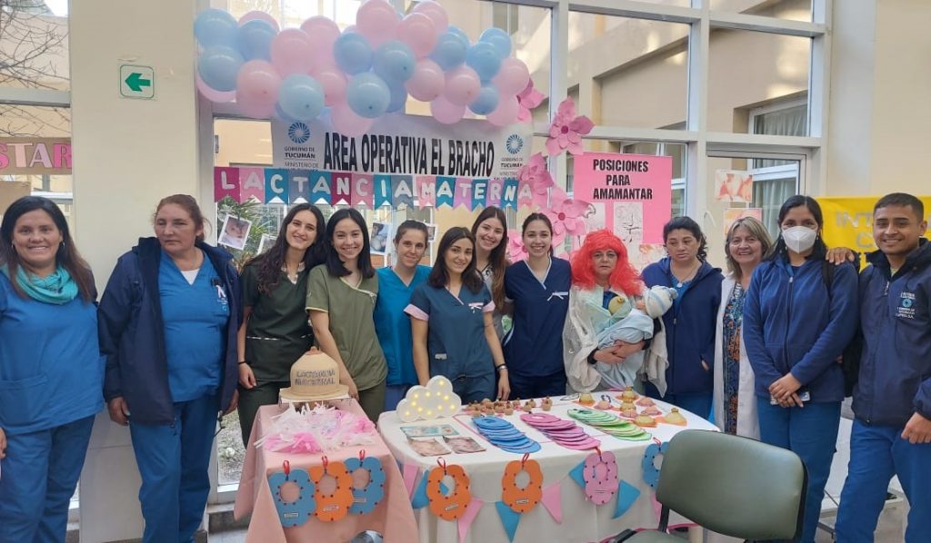 Con stands y charlas para la comunidad, el hospital Eva Perón conmemora la Semana Mundial de la Lactancia Materna